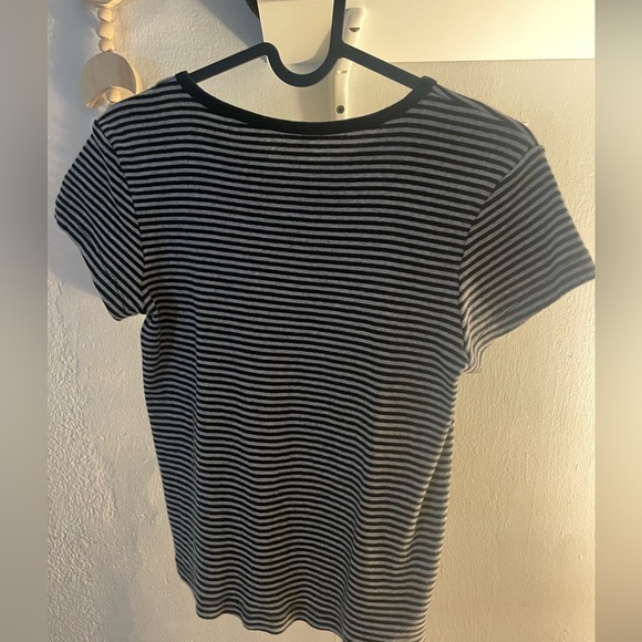 brandy melville black&white striped top - Picture 2 of 2